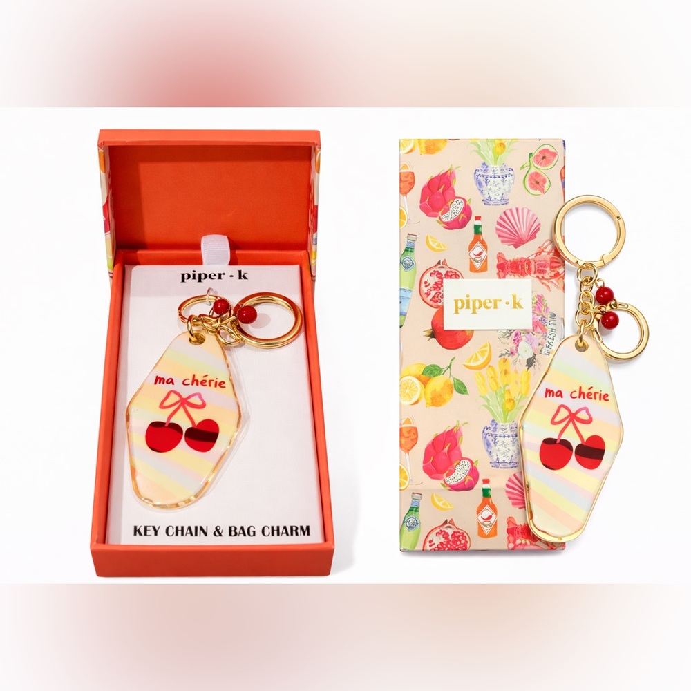 Piper K “Ma Cherie” Keychain & Bag Charm 
NWT – Adorable & On-Trend!
